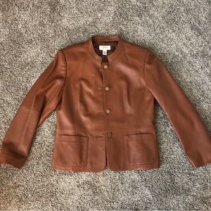 Talbots Leather Jacket